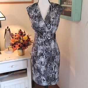 NEW Calvin Klein Reptile Print Dress